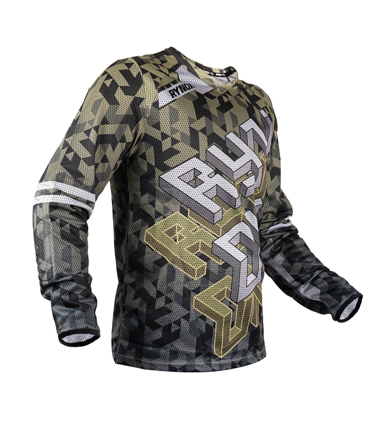 RYNOX-RAID FUSION NEO JERSEY-OFF ROAD JERSEY- CAMO GREEN