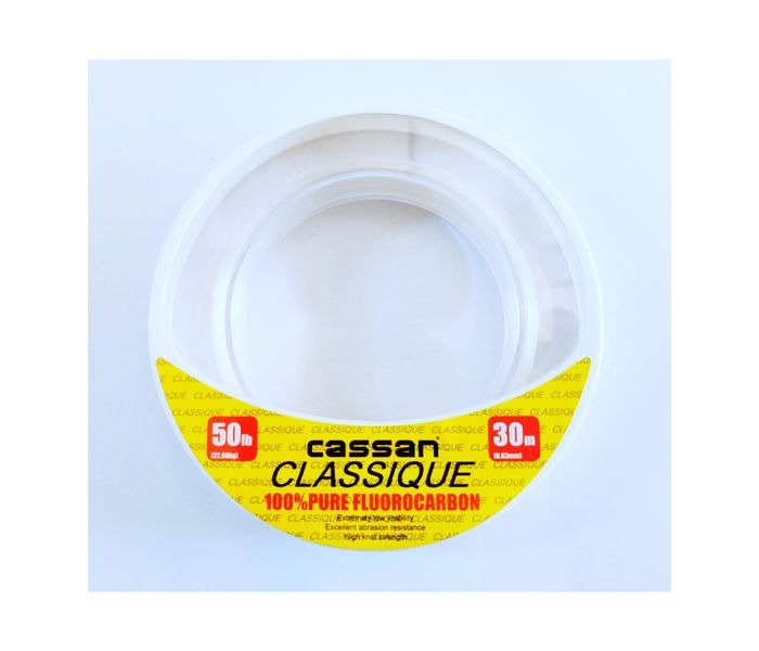 Cassan-Classique FC shock leader-50 lb-30mtrs-Fishing