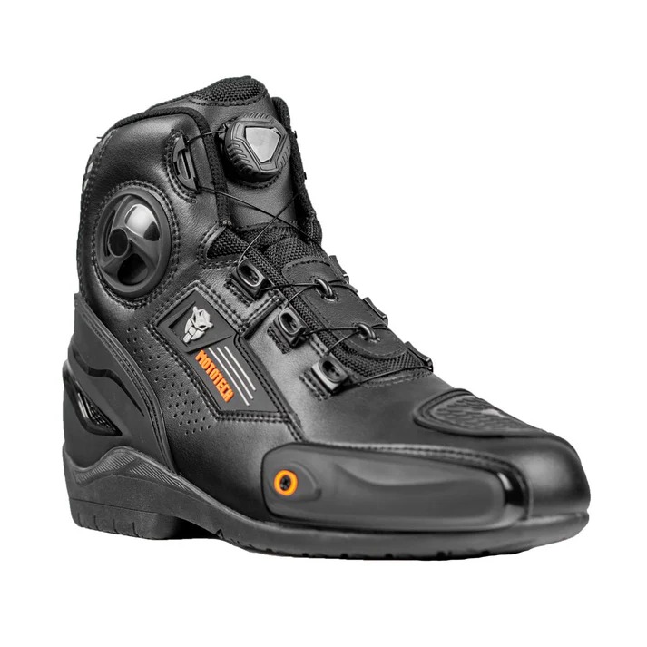 MOTO TECH-ASPHALT V3 SHORT-RIDING BOOT-BLK