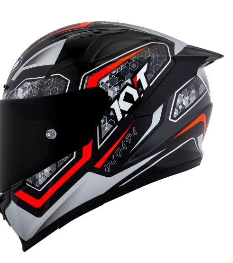 KYT - STRIKER 2V #01 - FULL FACE HELMET - BLACK RED