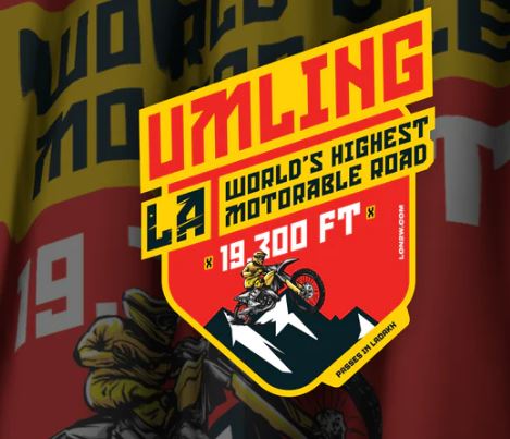 L2W - UMLING LA YELLOW/RED - BIKE STICKERS