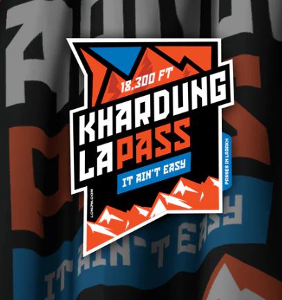 L2W - KHARDUNG LA PASS 18,300 FT - BIKE STICKERS