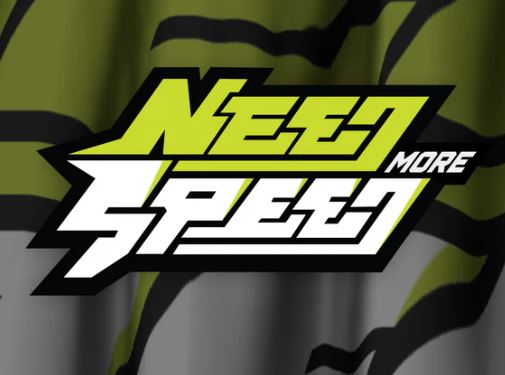 L2W - NEED MORE SPEED NEON/WHITE - BIKE STICKERS