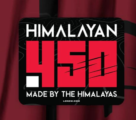 L2W - HIMALAYAN 450 RED - BIKE STICKERS