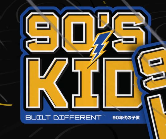 L2W - 90'S KIDS - BIKE STICKERS