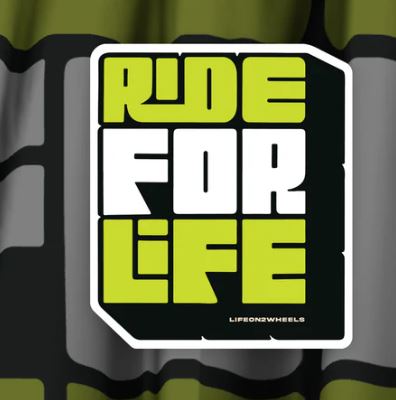 L2W - RIDE FOR LIFE - BIKE STICKERS