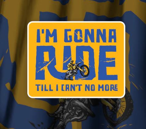 L2W - I'M GONNA RIDE - BIKE STICKERS