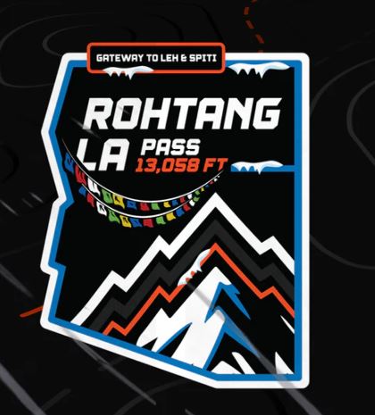 L2W - ROHTANG LA PASS 13,058FT - BIKE STICKERS