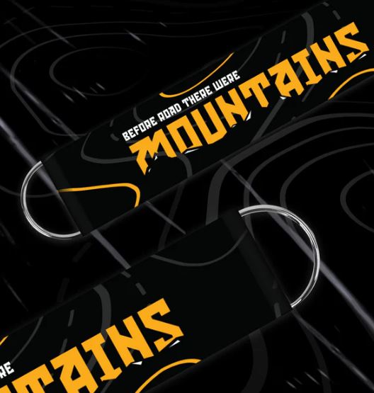L2W - MOUNTAINS BLACK CHAIN - KEY CHAINS