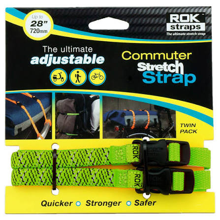 ROK STRAPS LD12MM ADJUSTABLE-MOTOR CYC ACC.-GREEN REF